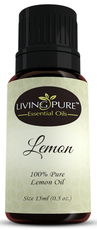 Lemon by Living Pure - 100% Pure Lemon Oil